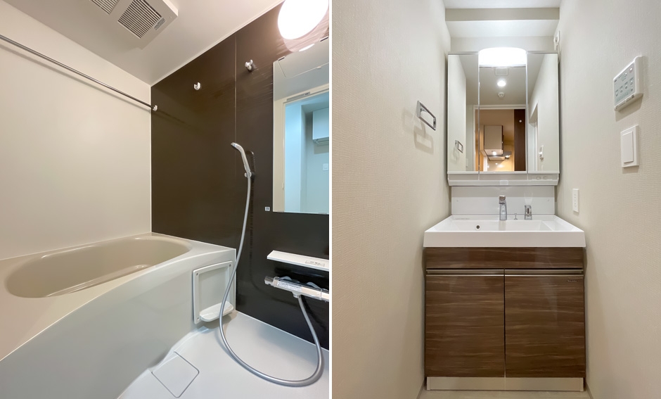 8F Bath Room & Wash basin
