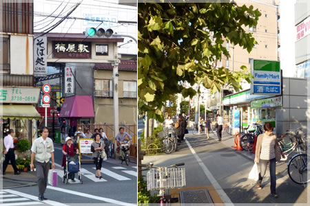 梅屋敷商店街／ファミリーマート